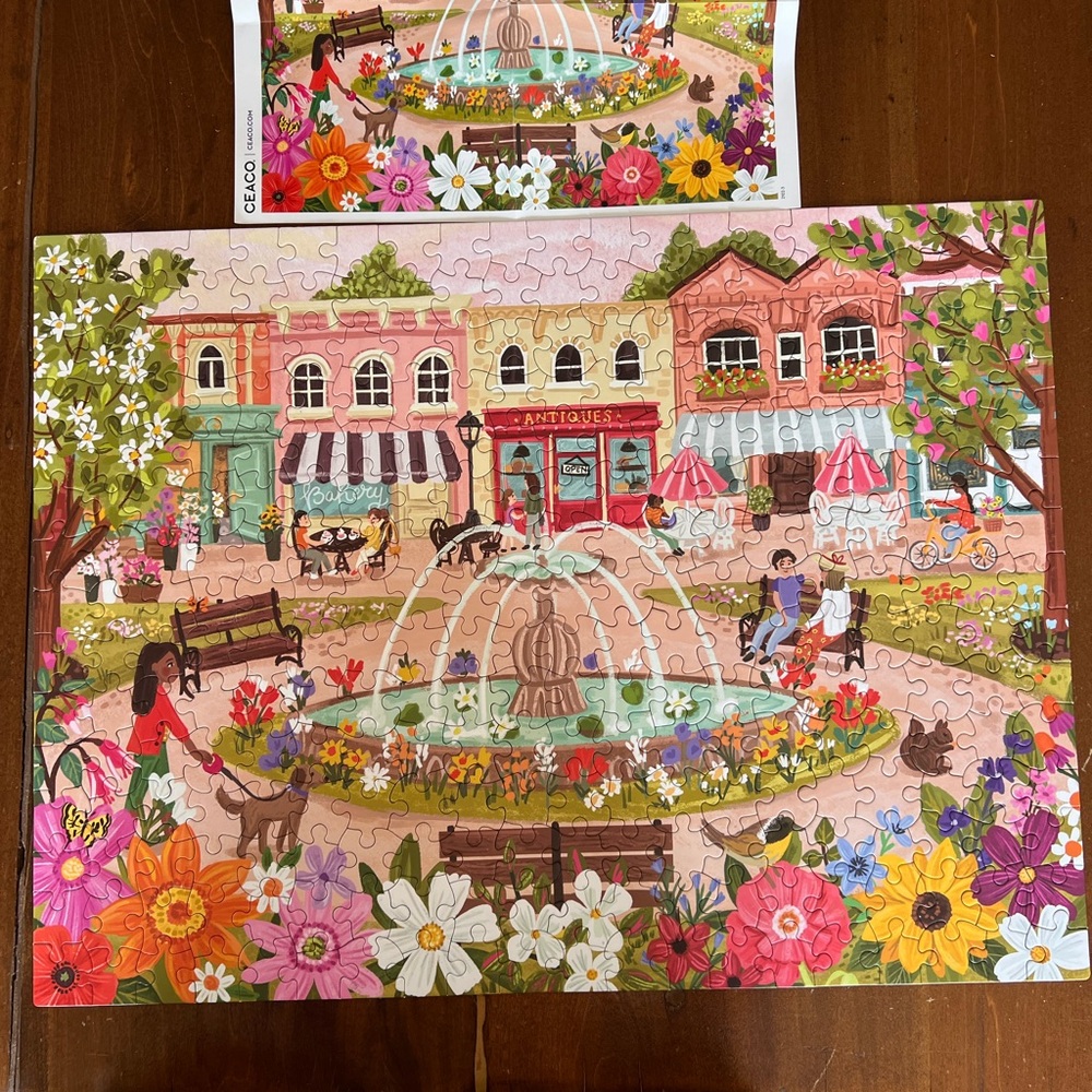 300 piece Jigsaw Puzzle, Town Park by Ceaco